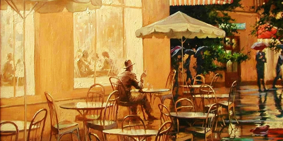 Pensive mood: Night cityscapes by Russian artist Alexey Butyrsky